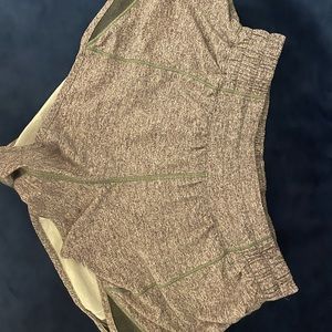 lululemon hotty hot short heathered grey (2.5 inch)